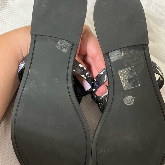 Tory Burch Miller Sandal - Midnight Teapot - Printed Calf Leather - Picture 2 of 3